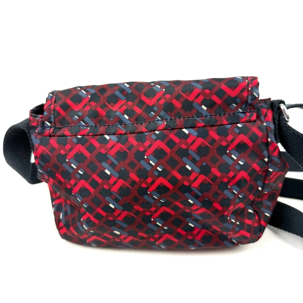 Kipling Sabian Crossbody Bag Nigeria Black Red‎ Nylon Purse Handbag